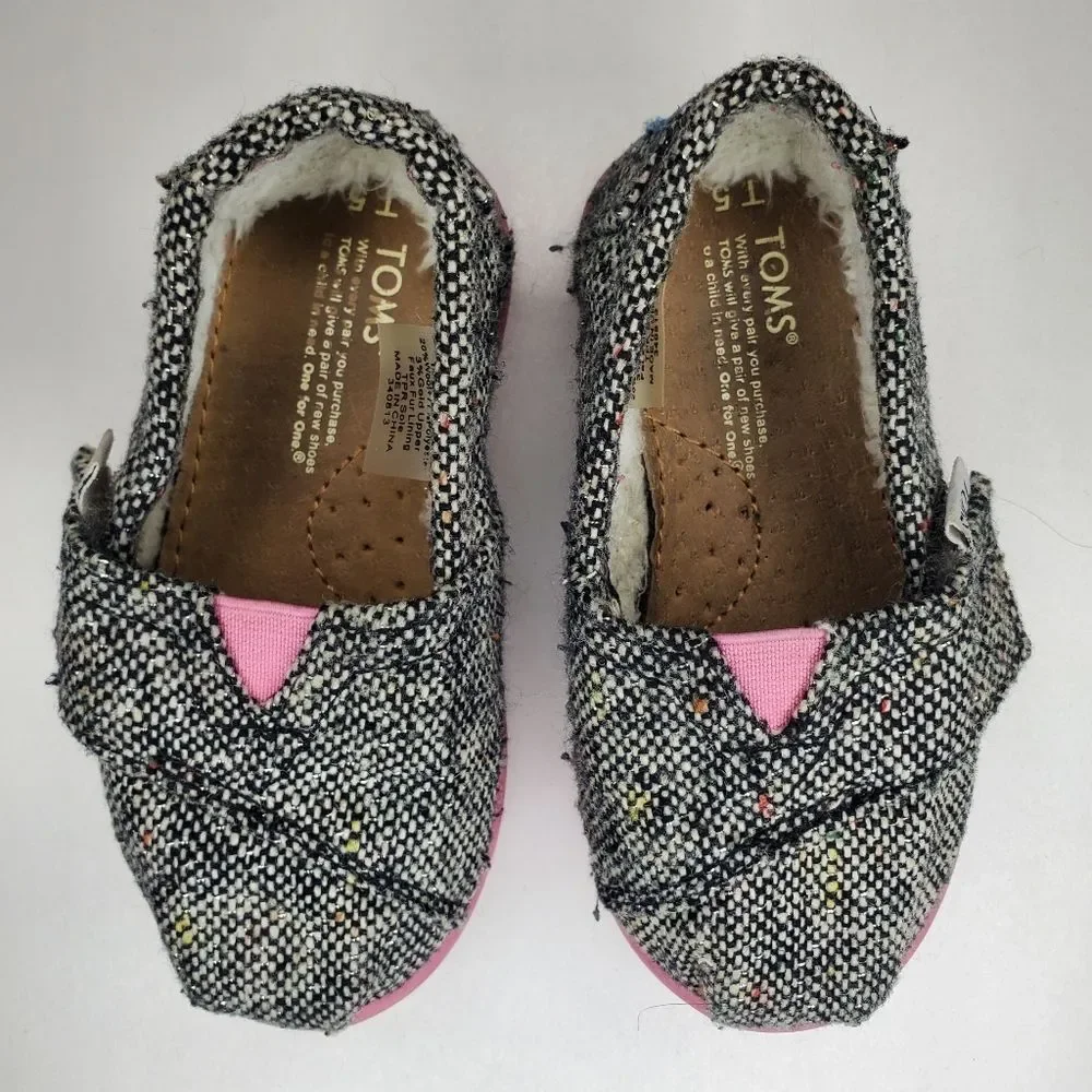 Toms Alpargata Classic Kids Shoe Size 12